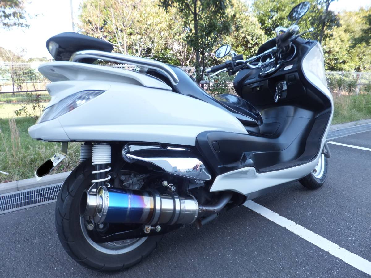 ●ヤマハ グランドマジェスティ250 (SG15J)カスタム 35000Km 即決特典有り● SG15J カスタム車 ヤマハ