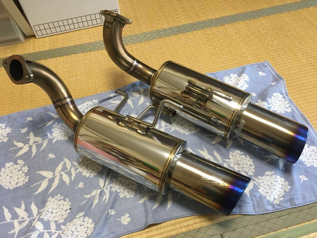 ガナドール VRE-036BL レガシィツーリングワゴンDIT専用チタンマフラー ★保証書付き