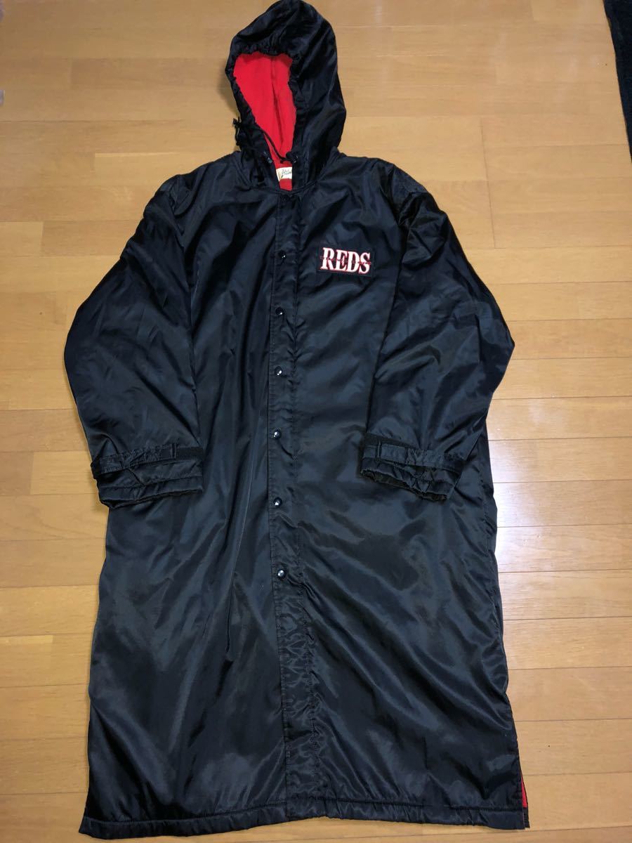 サッカー Jリーグ 浦和レッズ ベンチコート アウター ブラック レッド