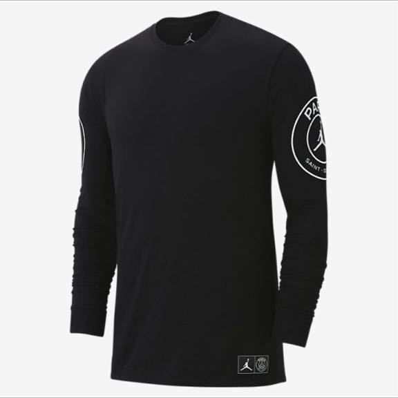 Mサイズ NIKE JORDAN PSG LONG SLEEVE TEE BCFC コーチ ジャケット パリ サンジェルマン AIR 5 SUPREME Tシャツ