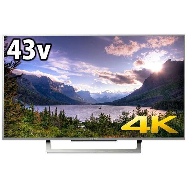 ソニー KJ-43X8300DS 液晶テレビ BRAVIA(ブラビア) ウォームシルバー