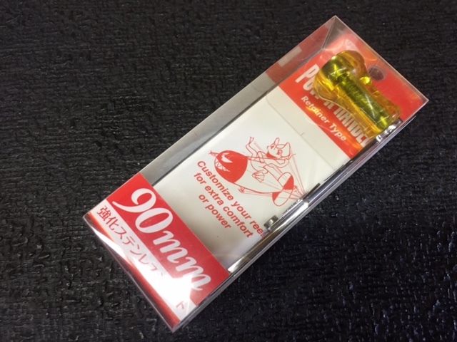 【100%新品，人気】 OUTFITTERS 強化ステンレス 90mm POW'R HANDLE リテーナー付き クリアーイエロー 2 アウトフィッターズ パワーハンドル ABU サイモン(アクセサリー)｜売買されたオークション情報、yahooの商品情報 アクセサリー