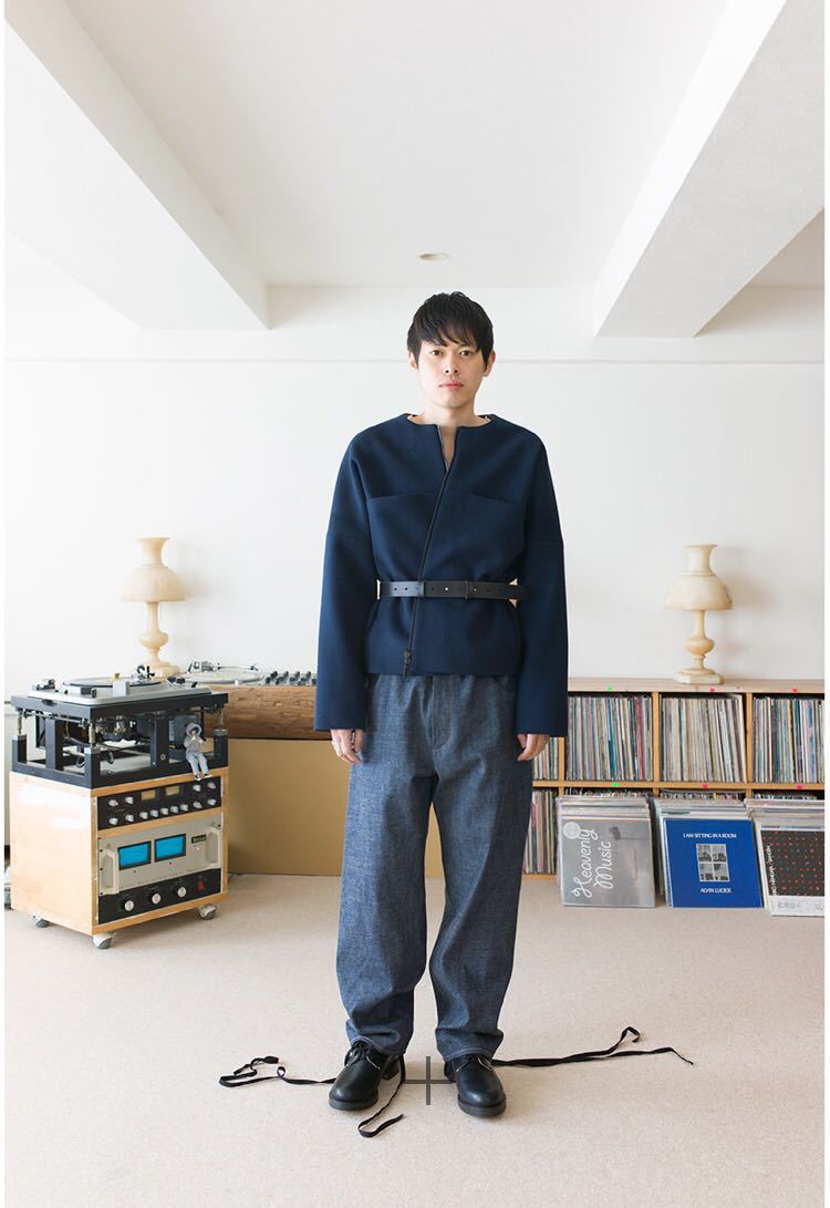 sunsea 14aw カットオフメルトンコート SUNSEAcut off melton coat