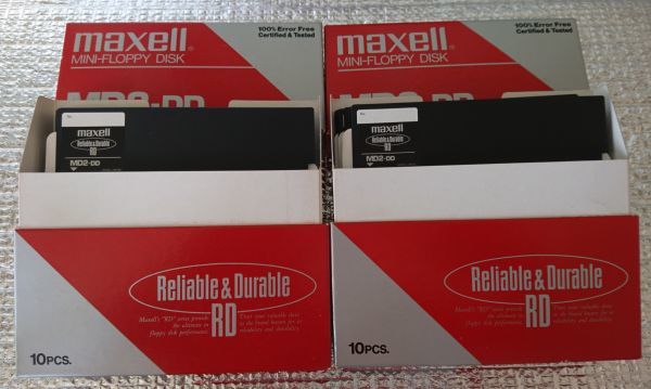 ★ マクセル(maxell)　2DD　5インチフロッピーディスク 20枚★
