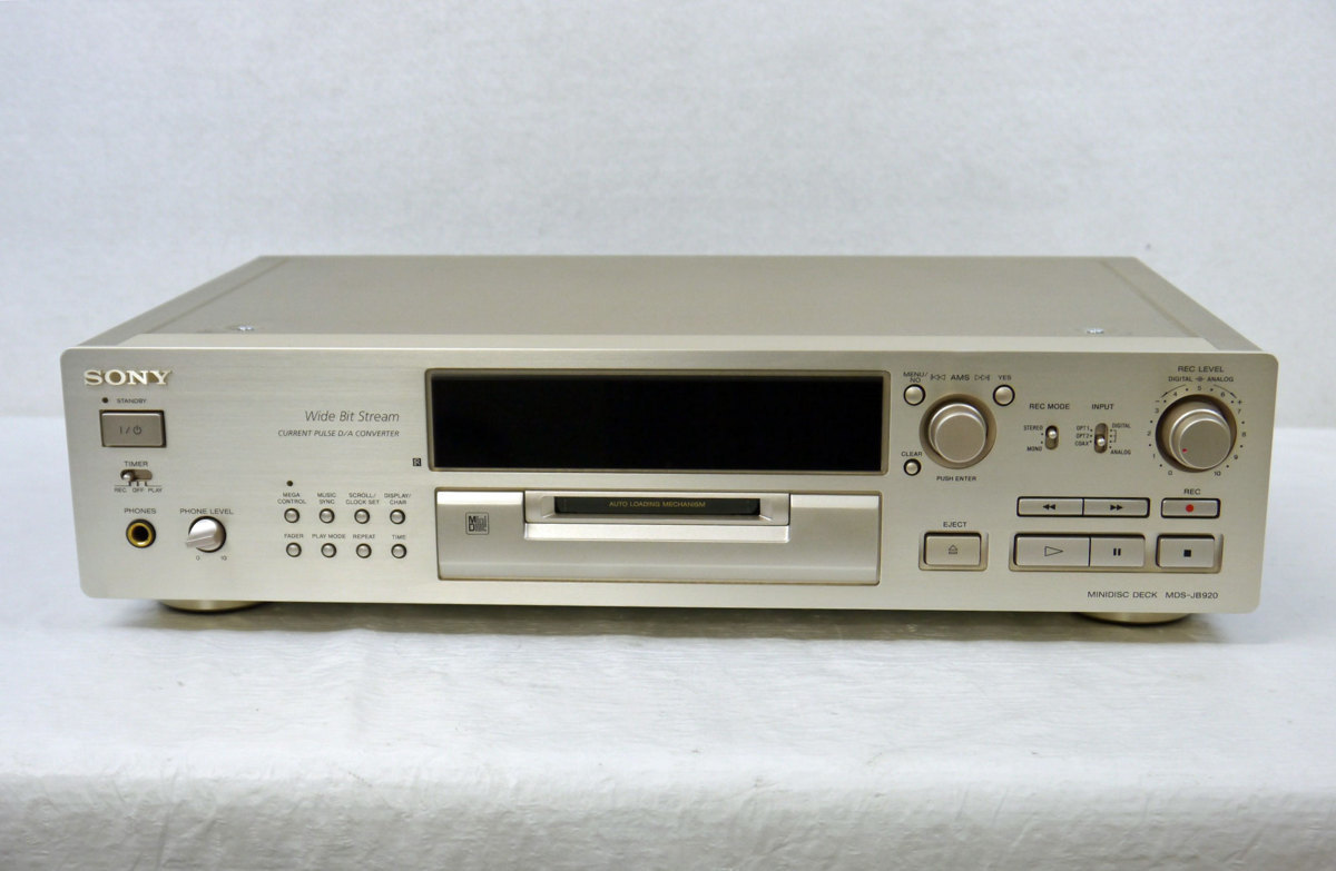 □KENWOOD□高性能コンバータ内蔵MDレコーダー□DM-9090/リモコン付