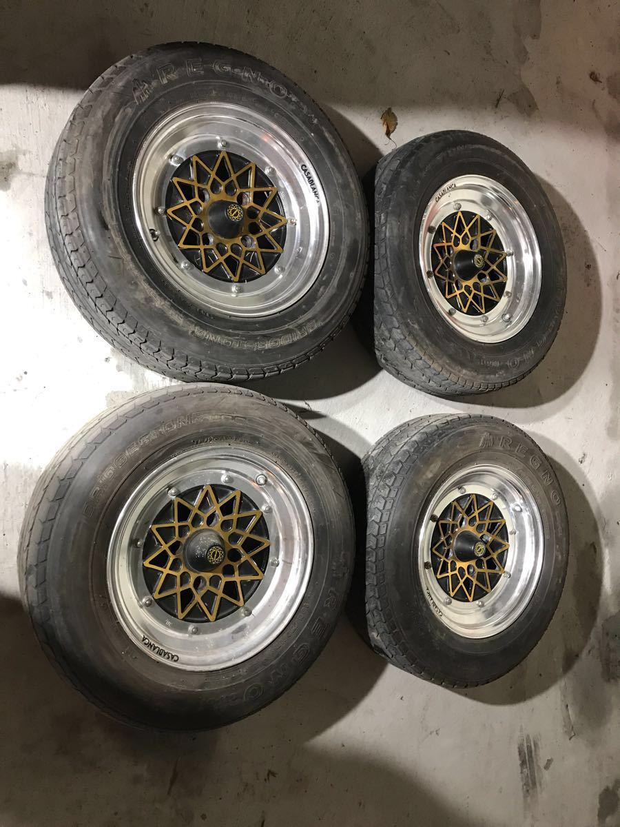 Yahoo!オークション 4917深リム 旧車 カサブランカ 8 14インチ 6.5 超