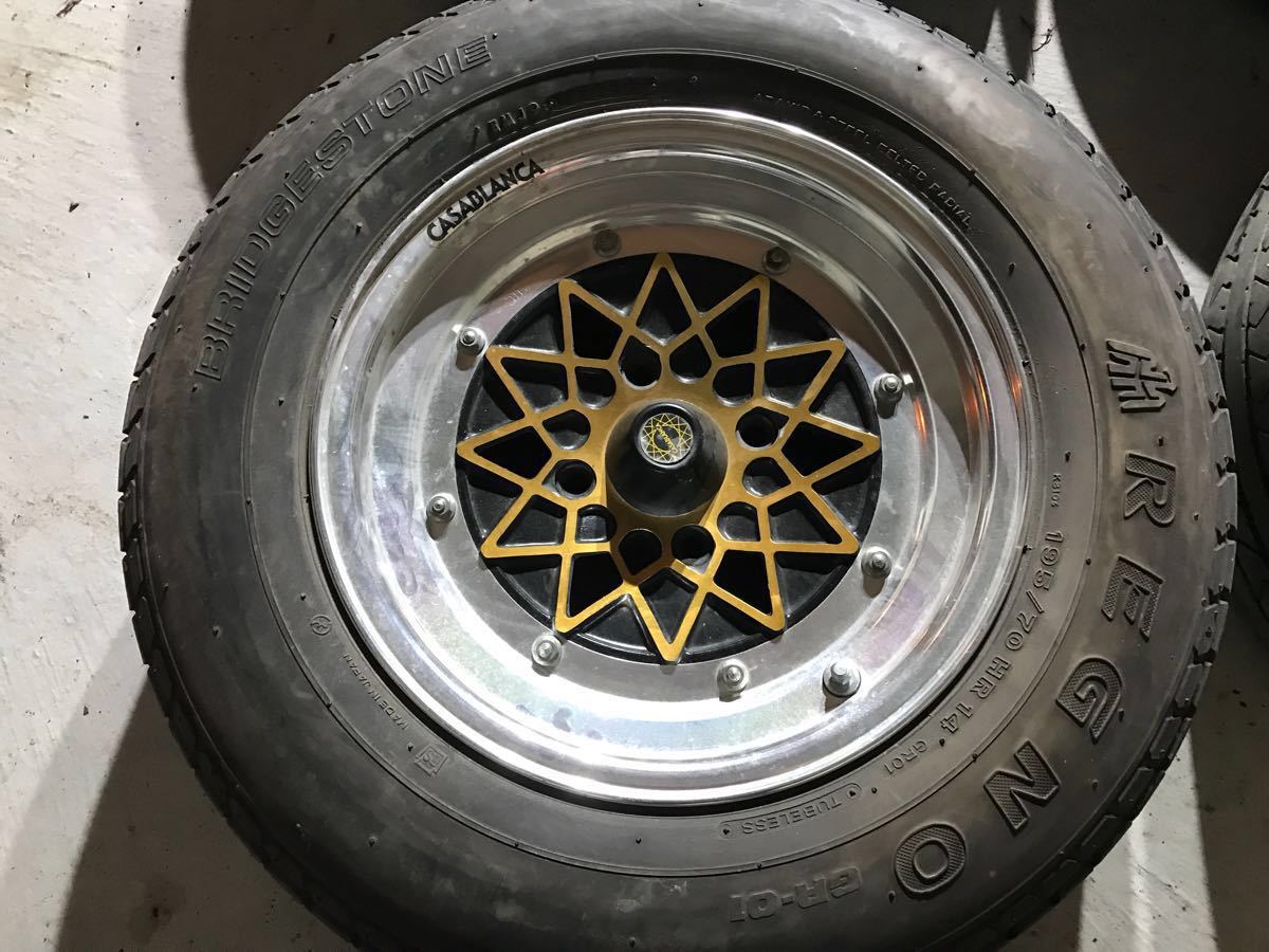 Yahoo!オークション 4917深リム 旧車 カサブランカ 8 14インチ 6.5 超
