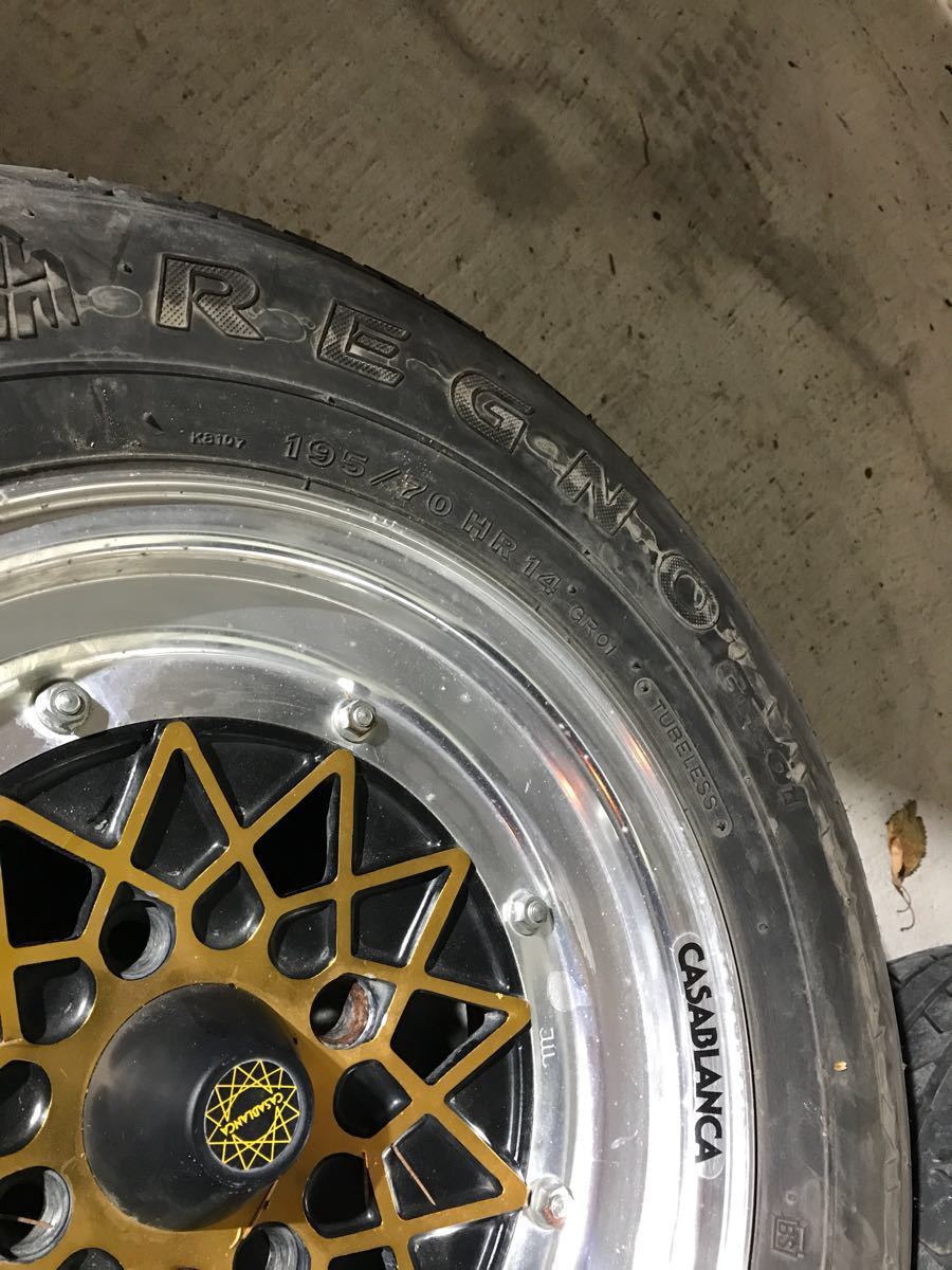 Yahoo!オークション 4917深リム 旧車 カサブランカ 8 14インチ 6.5 超