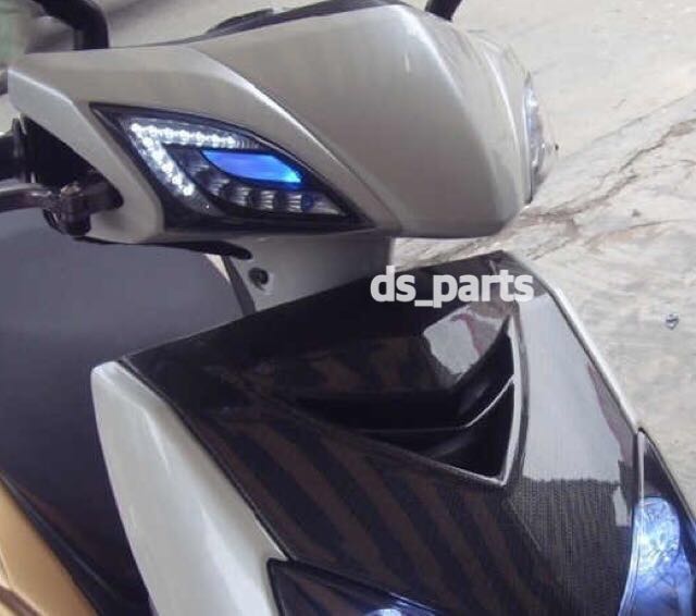 シグナスX 2型 LEDウィンカー デイライト ブルー リレー付 自動車