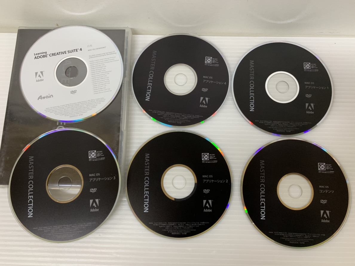 ADOBE CREATIVE SUITE 4+MASTER COLLECTION MAC 05 ジャンク品