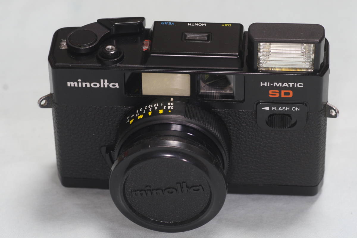 MINOLTA HI-MATIC F 動作確認点検済み Minolta HI-MATIC F 動作確認点検済み ミノルタハイマチックFの