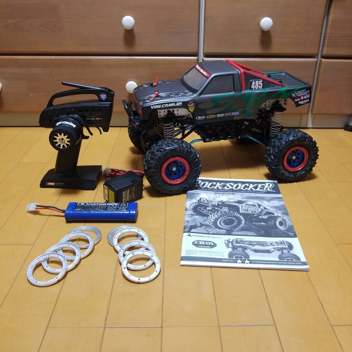 CR-01究極の走破性！TAMIYA CR-01を4WS（4輪操舵