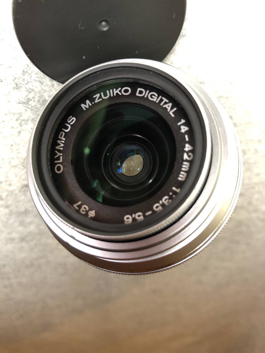 ★美品★動作未確認の為ジャンク★OLYMPUS オリンパス M.Zuiko DIGITAL 14-42mm 1:3.5-5.6 Ⅱ R MSC★Kenko プロテクタ付き♪