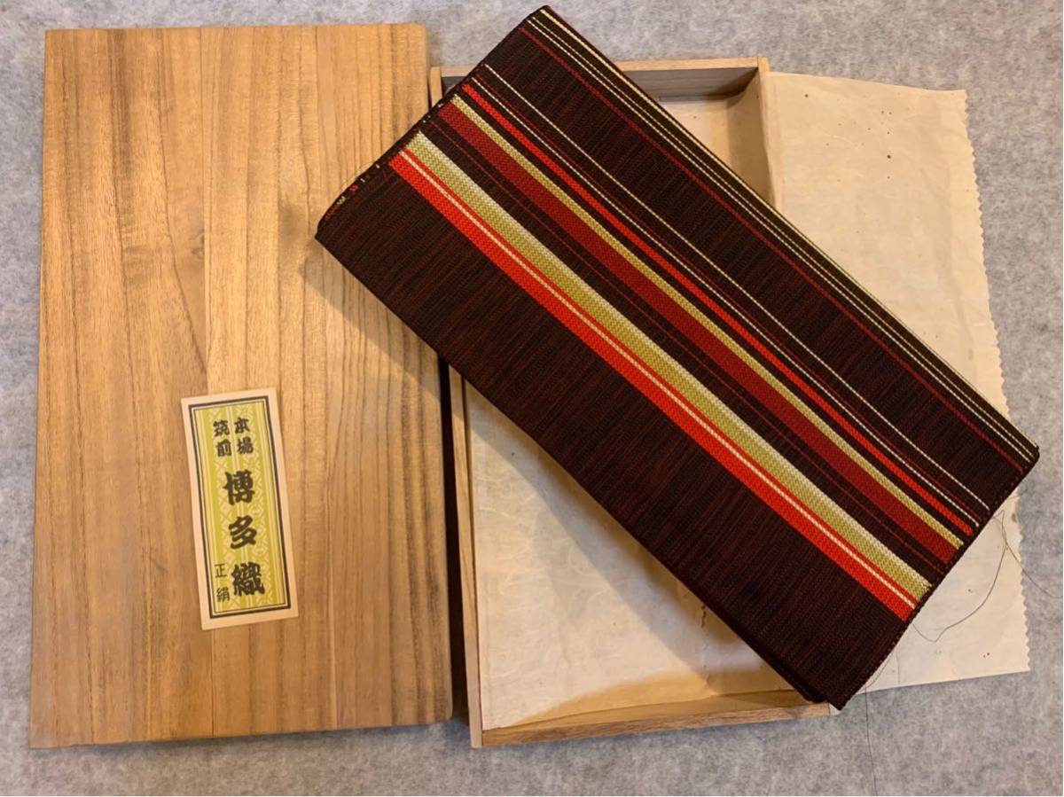  桐箱入り 本場 博多帯(女性和服、着物)｜売買されたオークション情報、yahooの商品情報をアーカイブ公開 - オークファン その他