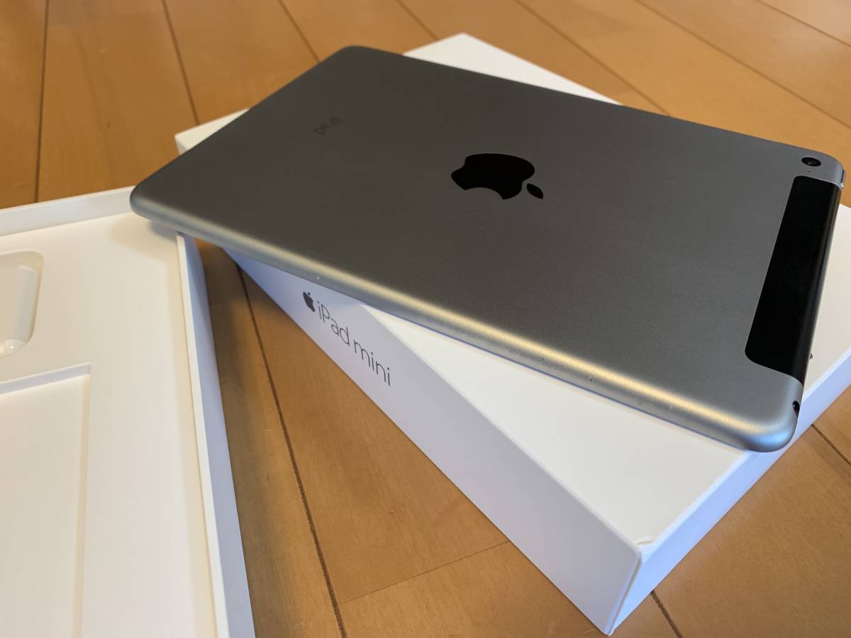 Apple iPad mini 4 Wi-Fi+Cellular SIMフリー 128GB スペースグレイ 