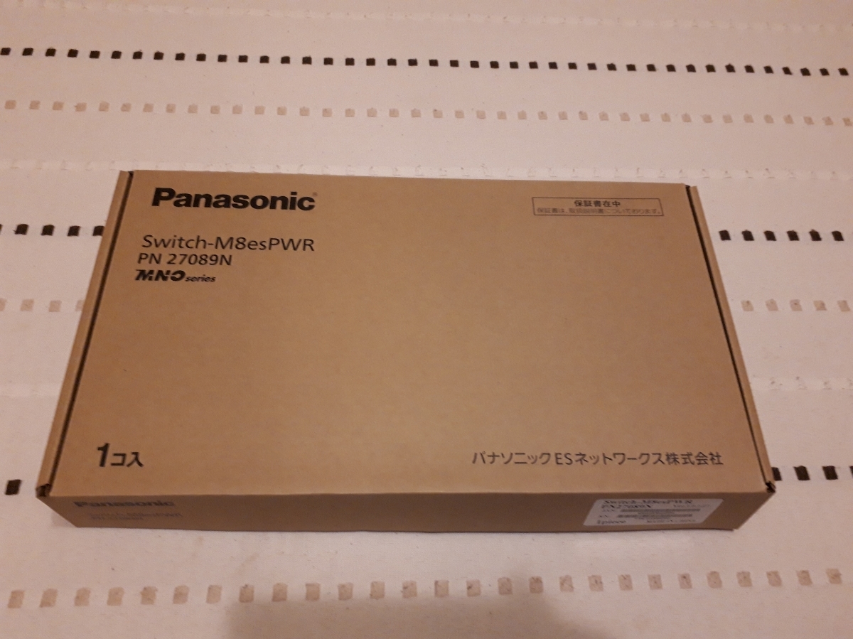 新品　MNO 8ポート POE HUB PN27089N　panasonic 給電スイッチHUB
