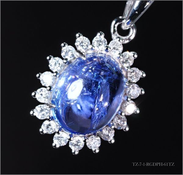 【送料無料】 ダイヤモンド タンザナイト ネックレス 18金製 18KWG 刻印有≪数量限定≫ [2.783ct] PT RGDPH84TZ【返品対応可 2