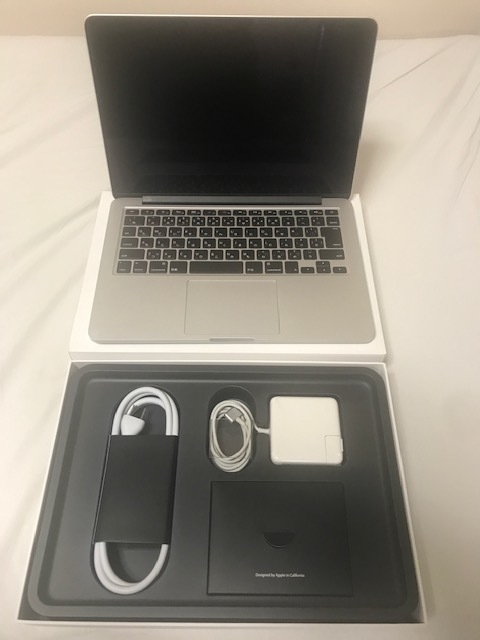 美品 【送料無料】 Apple MacBook Pro Retina 13インチ Mid 2014 MGX72J/A model no:A1502 Core i5 2.6GHz 8GB 128GB _1