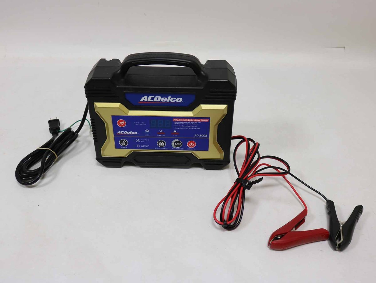 ACDelc 全自動バッテリー充電器 12V専用 AD-2002 AD-2002 ACDelco 