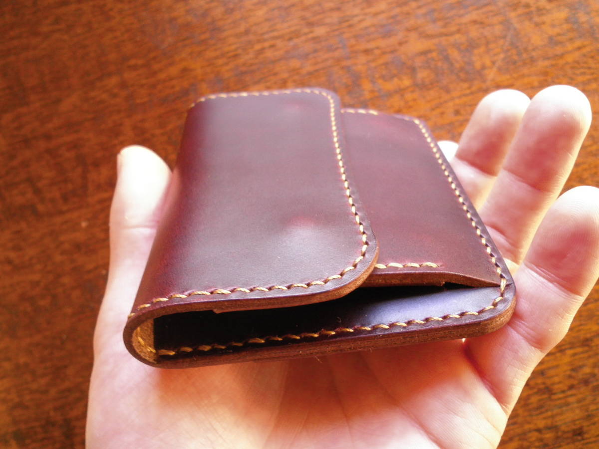 カードも入る、コインケース HORWEEN ホーウィン社 クロムエクセル 