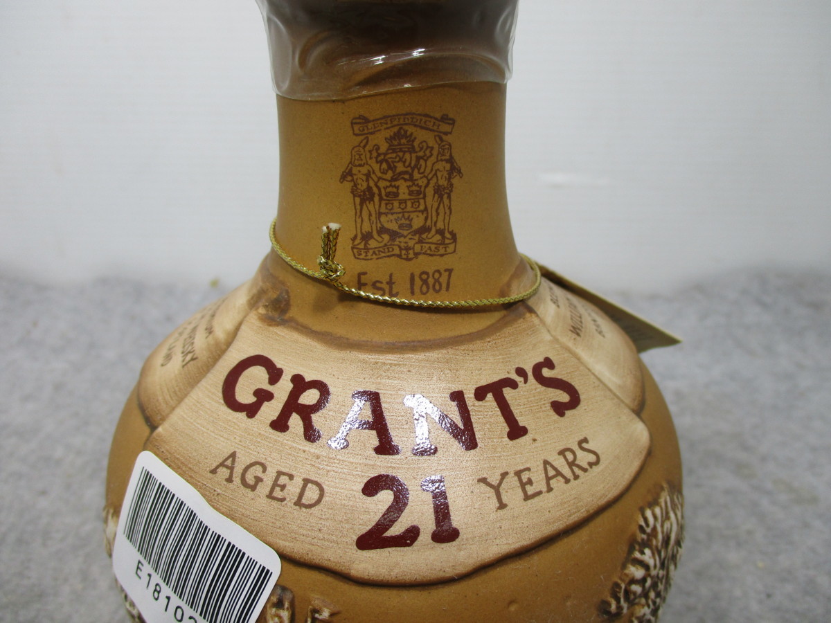 グランツ ウイスキー GRANT'S スコッチ グランツ21年 0 YEARS 度数43