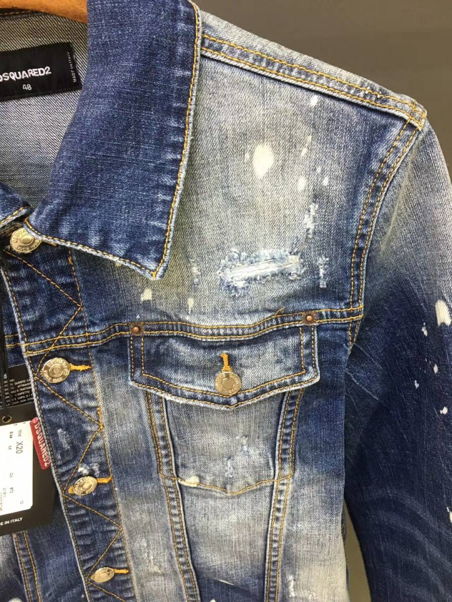 新品 DSQUARED2/ディースクエアード ジャケット、上着/ジージャン イタリア製　Sサイズ