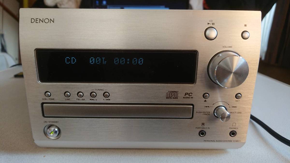 DENON CDプレイヤー D-MX11 通電・動作確認済 DENON D-MX11-M デノン
