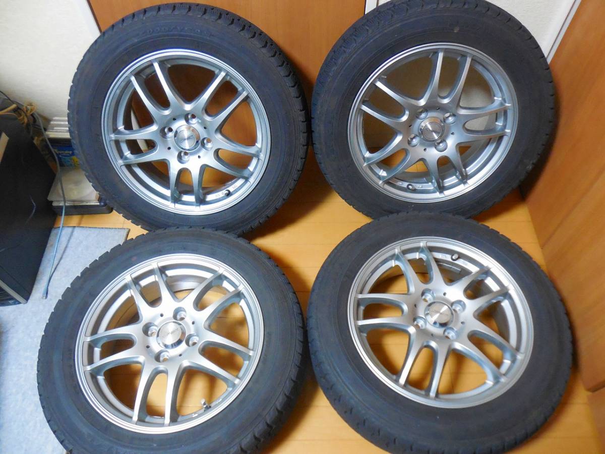 175/65R15 アルミホイール スタッドレスタイヤ 4本セット アイスナビ6