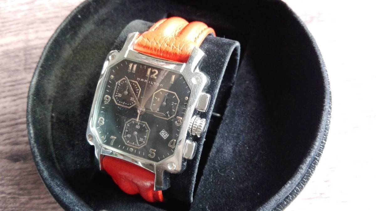 ハミルトン●腕時計ロイドクロノグラフ●稼働中●送料無料_1