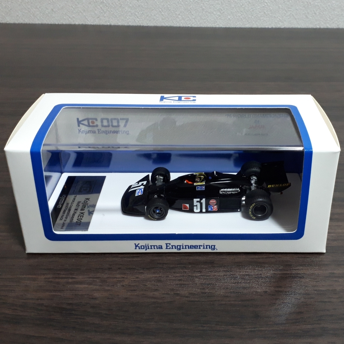 京商 1/43 コジマ KE007 1976 F1 IN JAPAN 本戦仕様 長谷見昌弘