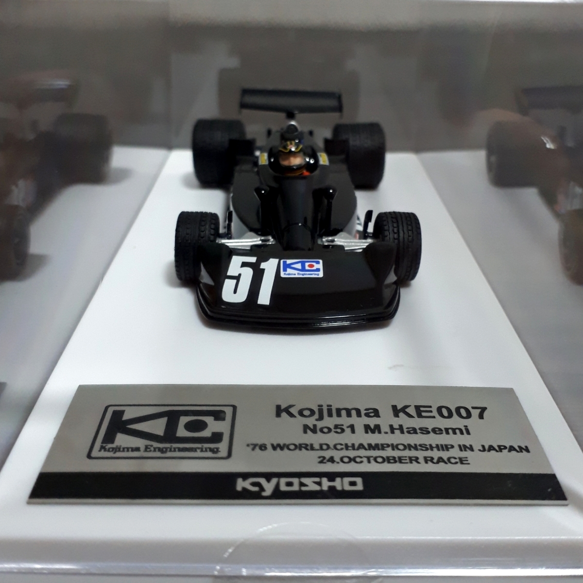 京商 1/43 コジマ KE007 1976 F1 IN JAPAN 本戦仕様 長谷見昌弘
