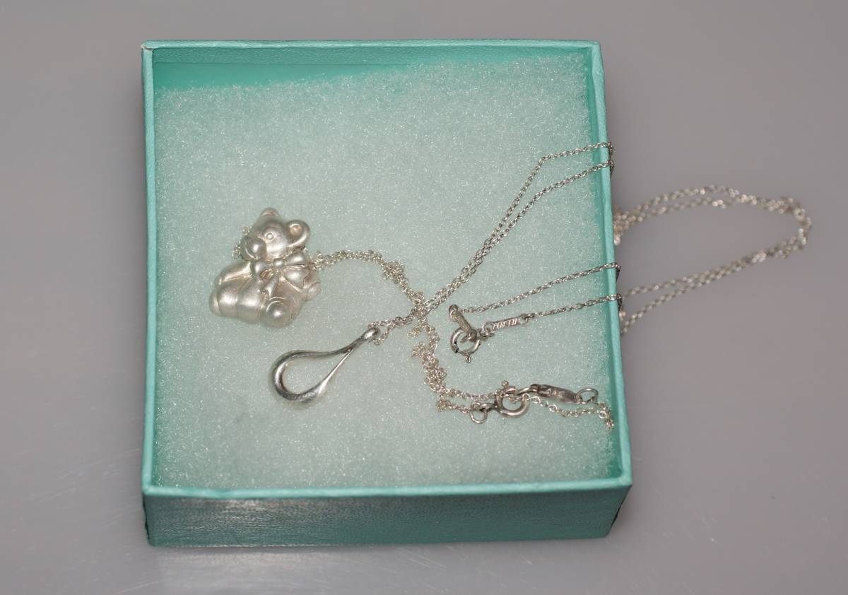 ティファニー オープンティアドロップ ネックレス TIFFANY P33 