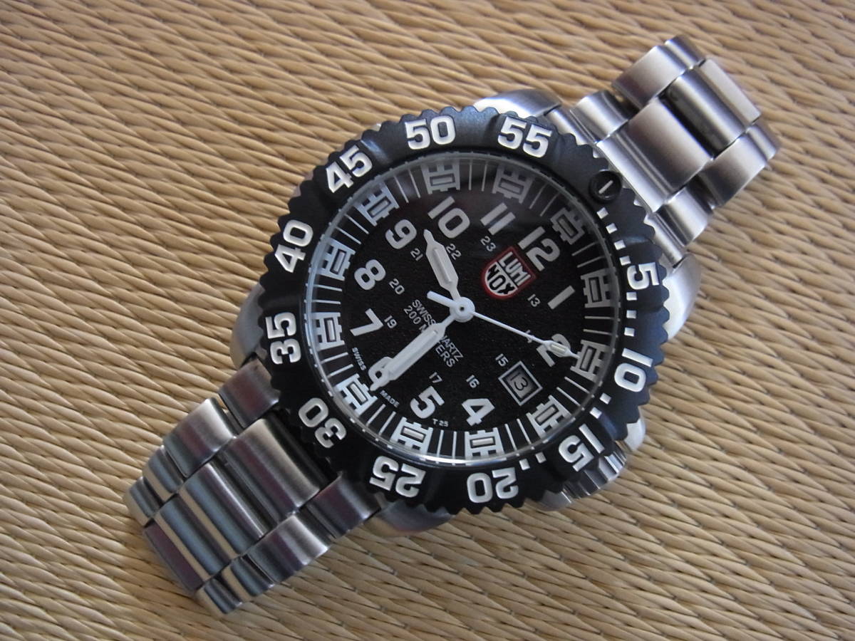 ルミノックス 3152 国内正規品 綺麗な中古 メンズ 時計 カラーマーク 