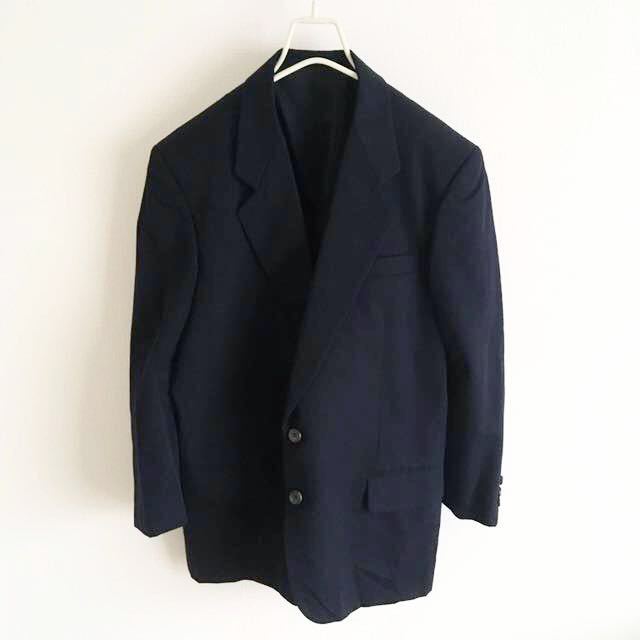  COMME des GARCONS HOMME DEUX テーラードジャケット ギャルソンオムドゥ ヴィンテージ サイズS ネイビー(テーラードジャケット、ブレザー)｜売買されたオークション情報、yahooの商品情報をアーカ 男性用