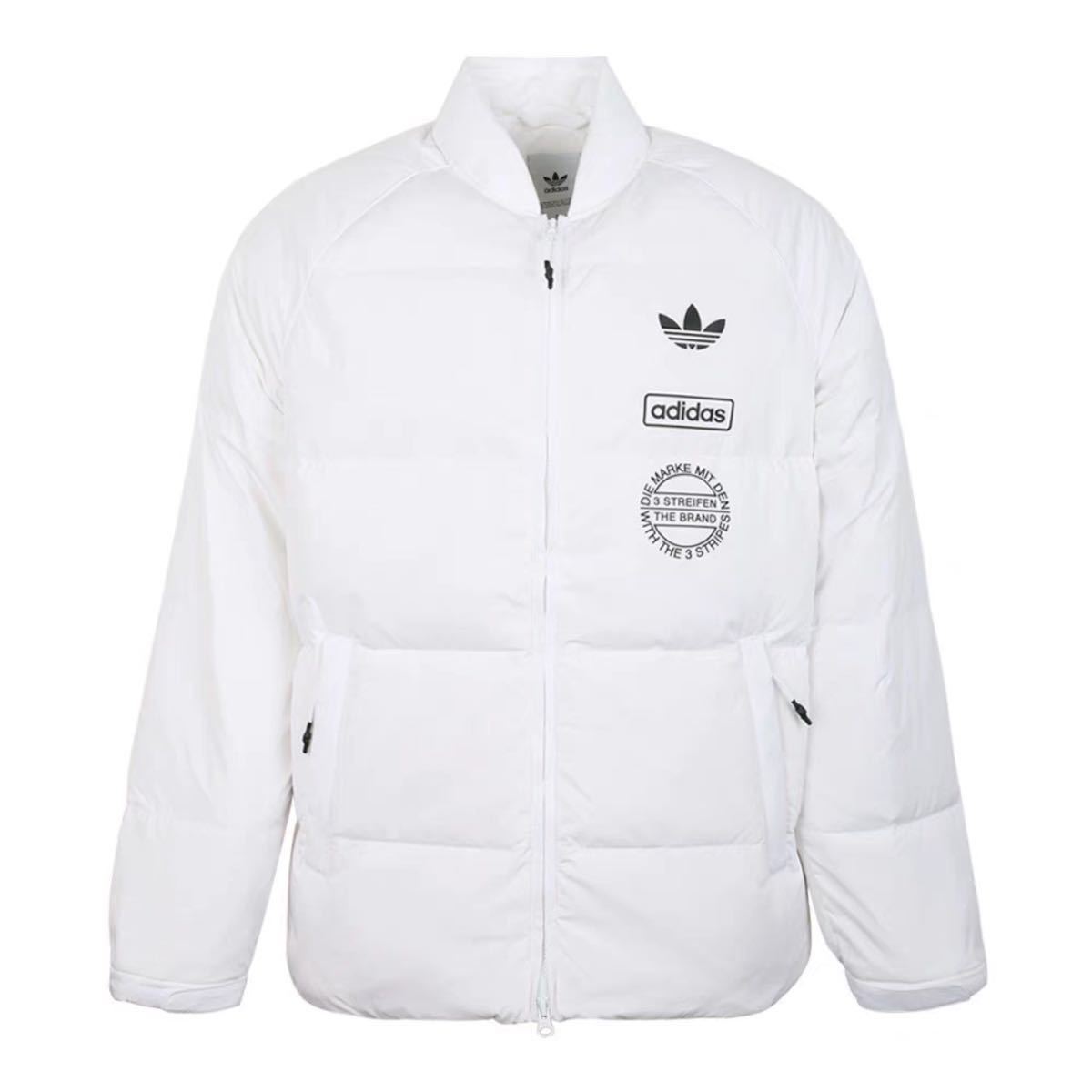 限定SALE，お得 アディダス オリジナルス ダウンジャケット スポーツ メンズ アウター 白／ M(ジャンパー、ブルゾン)｜売買されたオークション情報、yahooの商品情報をアーカイブ公開 - オークファン 男性用