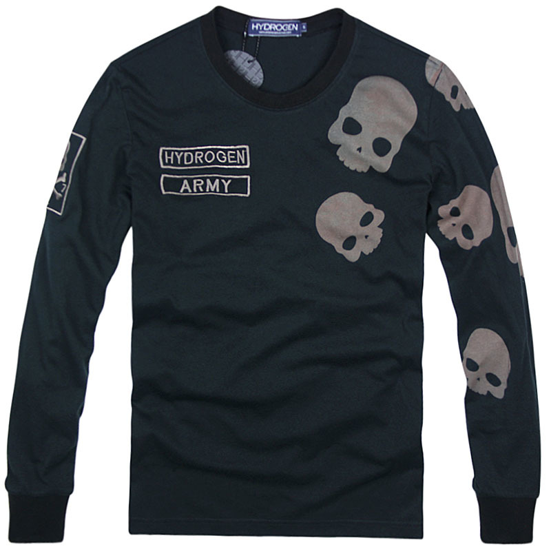 【人気セール，新作登場】 新入荷 正規品 26CT-7243BL ハイドロゲン HYDROGEN メンズ 長袖Tシャツ クルーネック M(長袖Tシャツ（クルーネック）)｜売買されたオークション情報、yahooの商品情報をアーカイブ公開 - オークファ 男性用