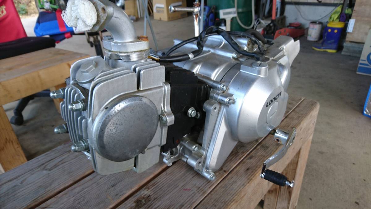 セル付 CB250N 124cc HONDA CB250Tキック付きエンジン 6速キック付き 
