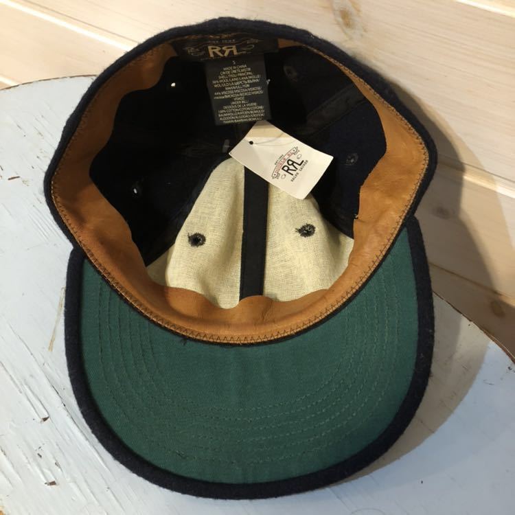 RRL ワンスター ワッペン付き ウール ベースボール キャップ 6パネル