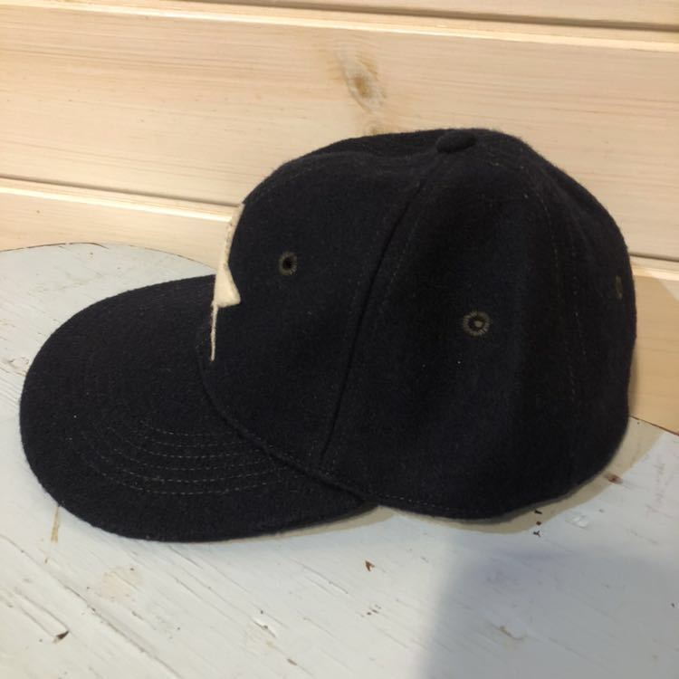 RRL ワンスター ワッペン付き ウール ベースボール キャップ 6パネル