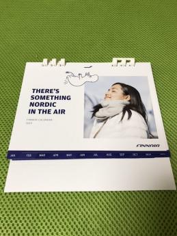 フィンエアー2019年卓上カレンダー （フィンランド航空・ムーミン）_1