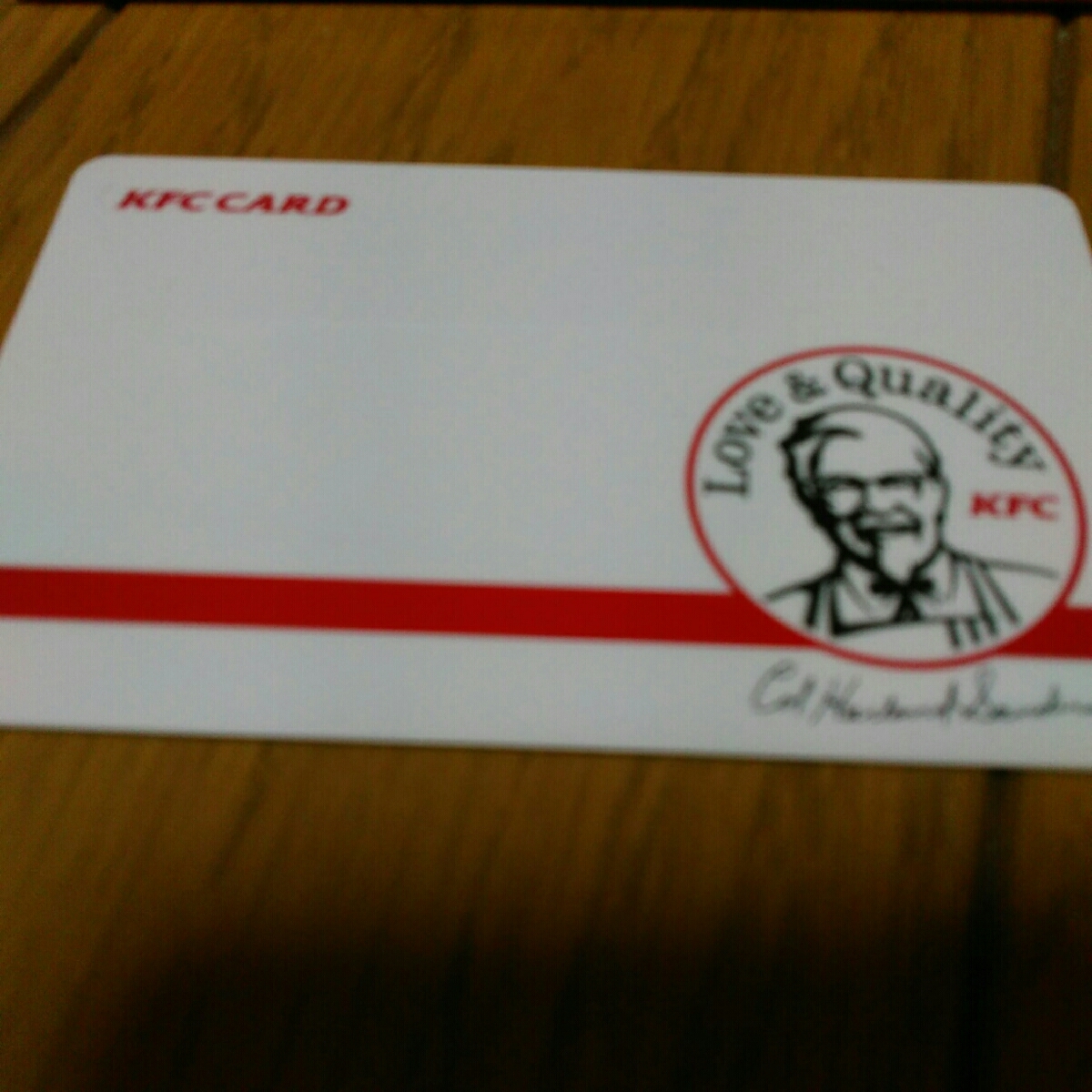 KFCカード 5，000円 ／ ケンタッキーフライドチキンギフトカード5000円 