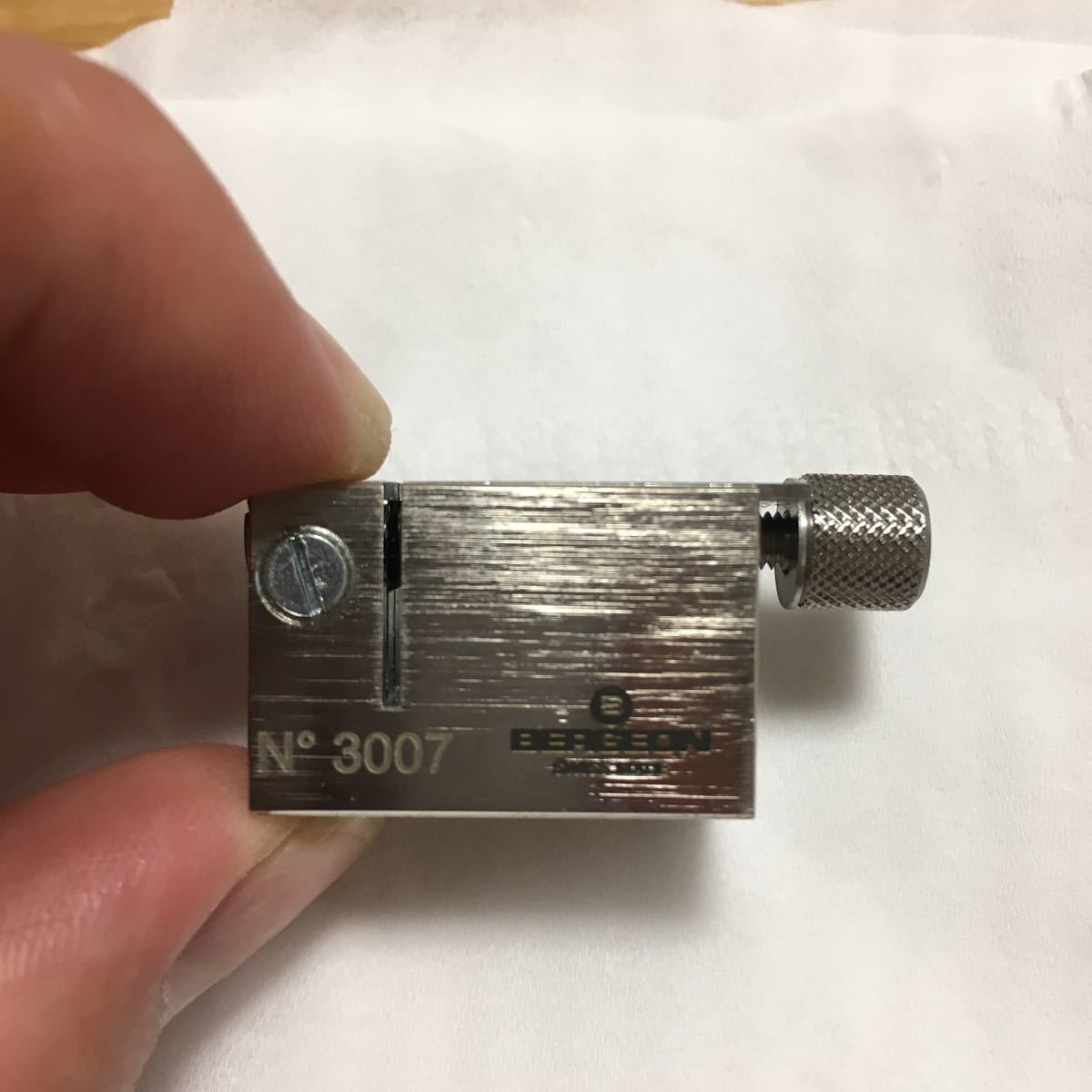 BERGEON ベルジョン | ヒゲ玉締め。 ヒゲ玉締め器 ゼンマイワークスの