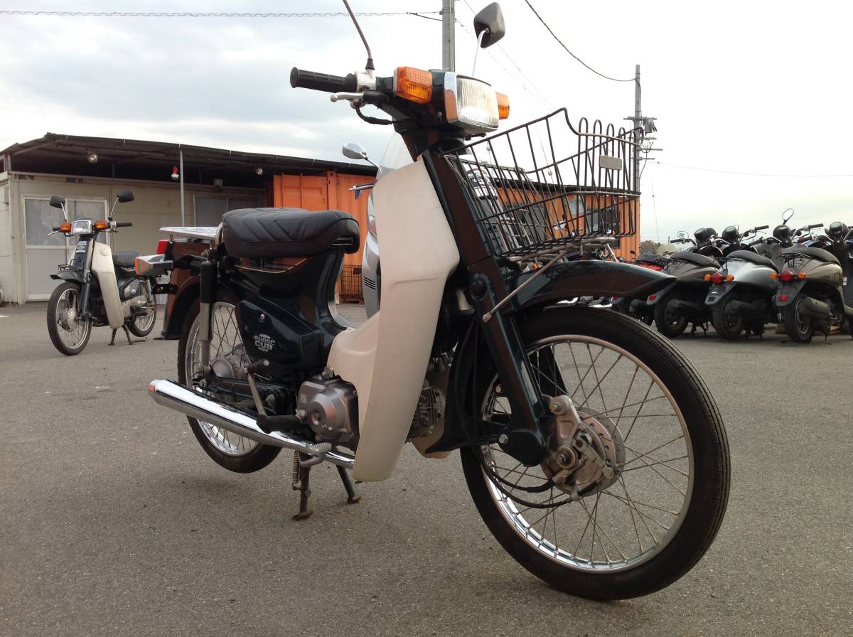 神戸明石発♪ ！！カブ主必見！！走行2629㎞ ホンダ スーパーカブ50 カスタム（C50）エンジン始動 修理ベースに♪ 通勤通学バイク旅に♪ 