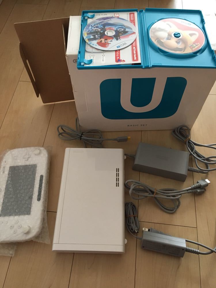 任天堂wiiU本体★ウイユー★ウィユー★マリオカート8★スーパーマリオ3Dワールドセット