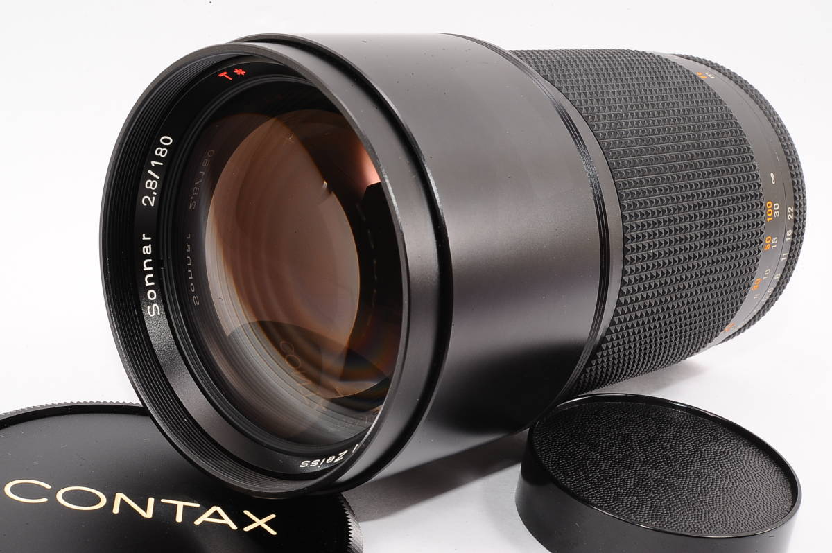 正規品，人気SALE 極上品 コンタックス カールツァイス ゾナー 180mm F2.8 T CONTAX Carl Zeiss Sonnar AEG 西ドイツ製 6624293(ヤシカ、コンタックス)｜売買されたオークション情報、yahooの商品情報をアーカイブ公開 - オー ヤシカ、コンタックス