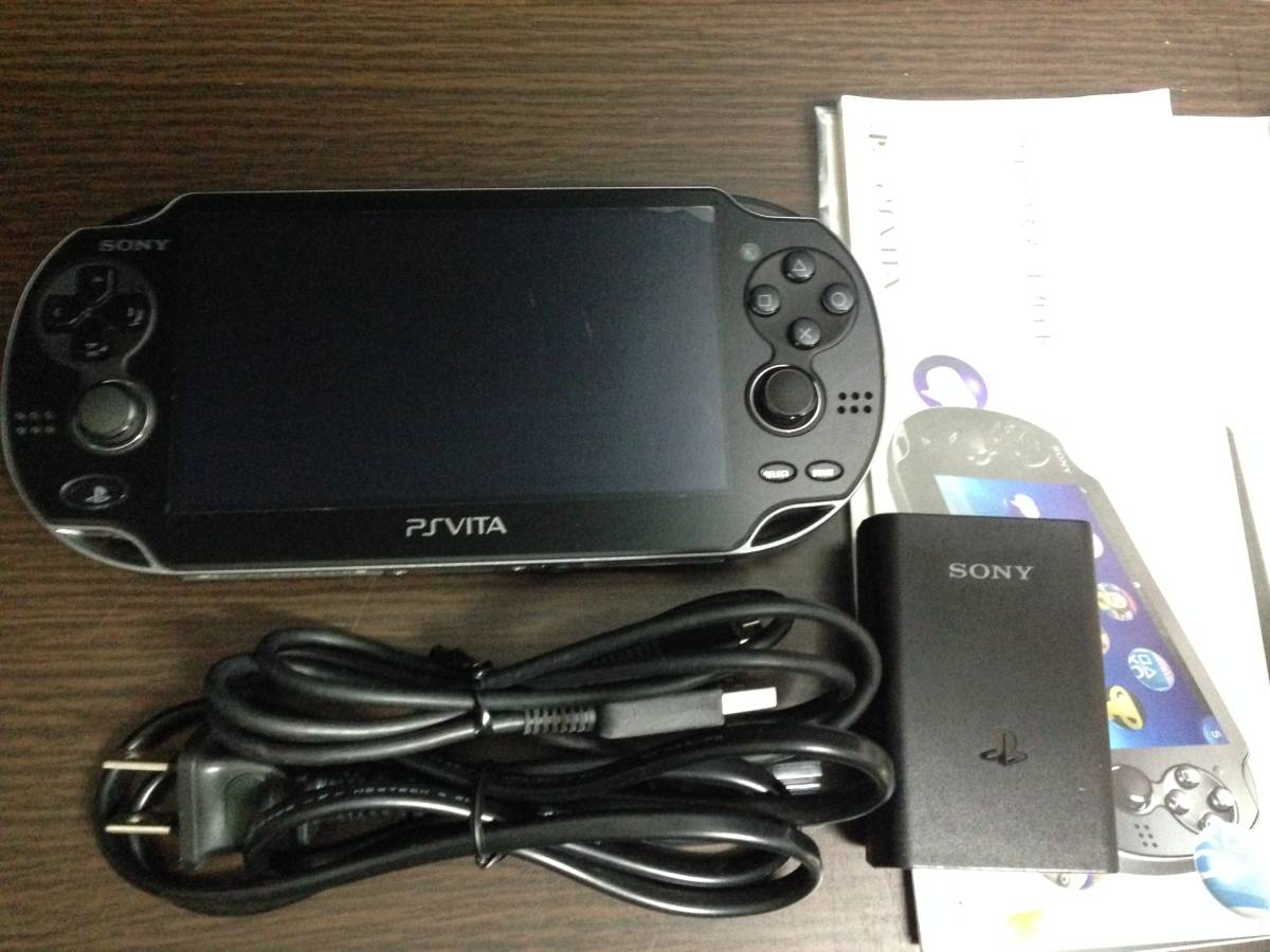 人気SALE，安い 1 PS VITA 本体 PCH-1000 ブラック(PS Vita本体)｜売買されたオークション情報、yahooの商品情報をアーカイブ公開 - オークファン PS Vita本体
