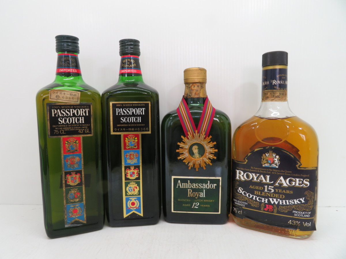 4本◇Ambassador Royal/アンバサダーロイヤル 12年 Royal Ages 15年