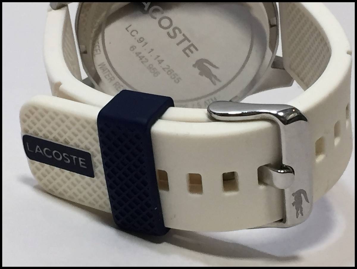 △LACOSTE LC91.1.14.2655 FRA LC 腕時計 クオーツ 動作確認済△12