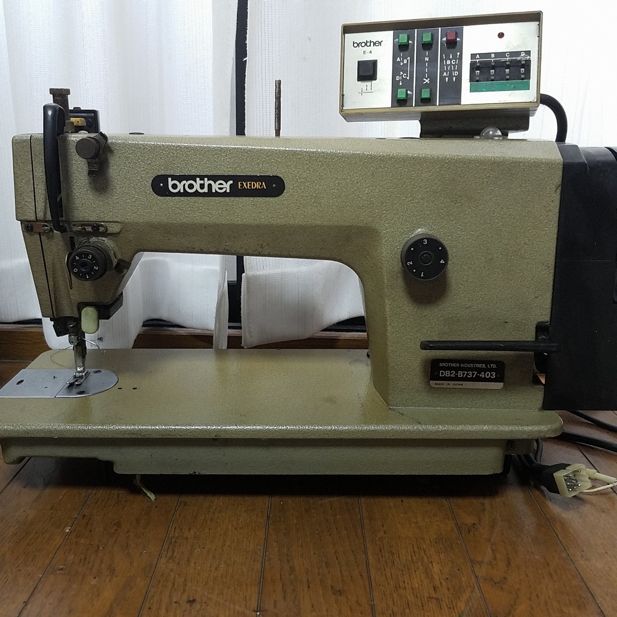 □brother EXEDRA 工業用ミシン DB2-B737-403 動作未確認 ブラザー 