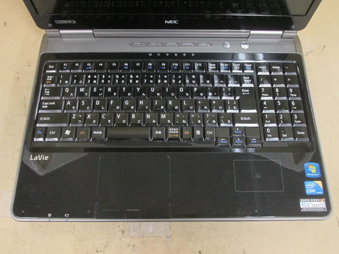 NEC LaVie L 16インチ Win10 office最新版入 DVD鑑賞可能 使用感 PC-